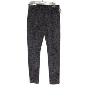 Joe's The Icon Mid-Rise Waist Skinny Ankle Animal Print Jeans Size 27 Bohemian